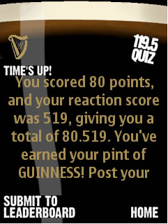 Guinness mobile 4 Guinness4